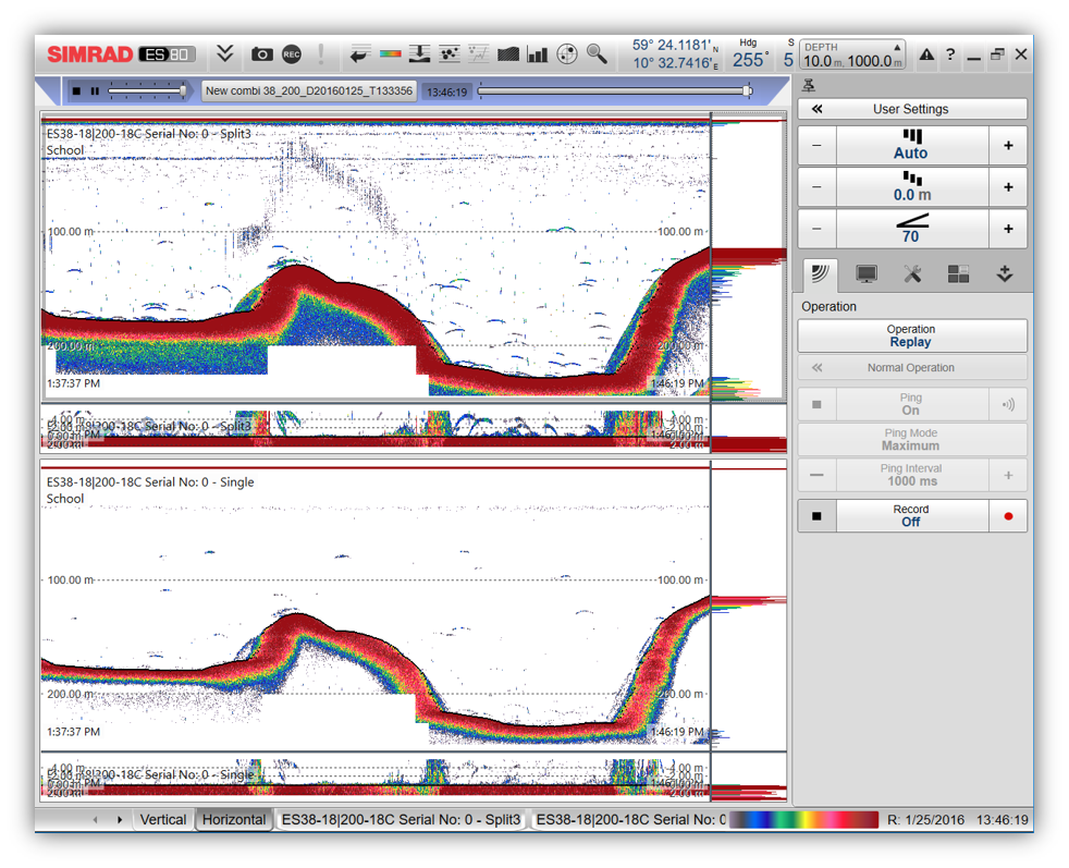 Simrad ES80: Next-Generation Professional Split-Beam Fish Finder